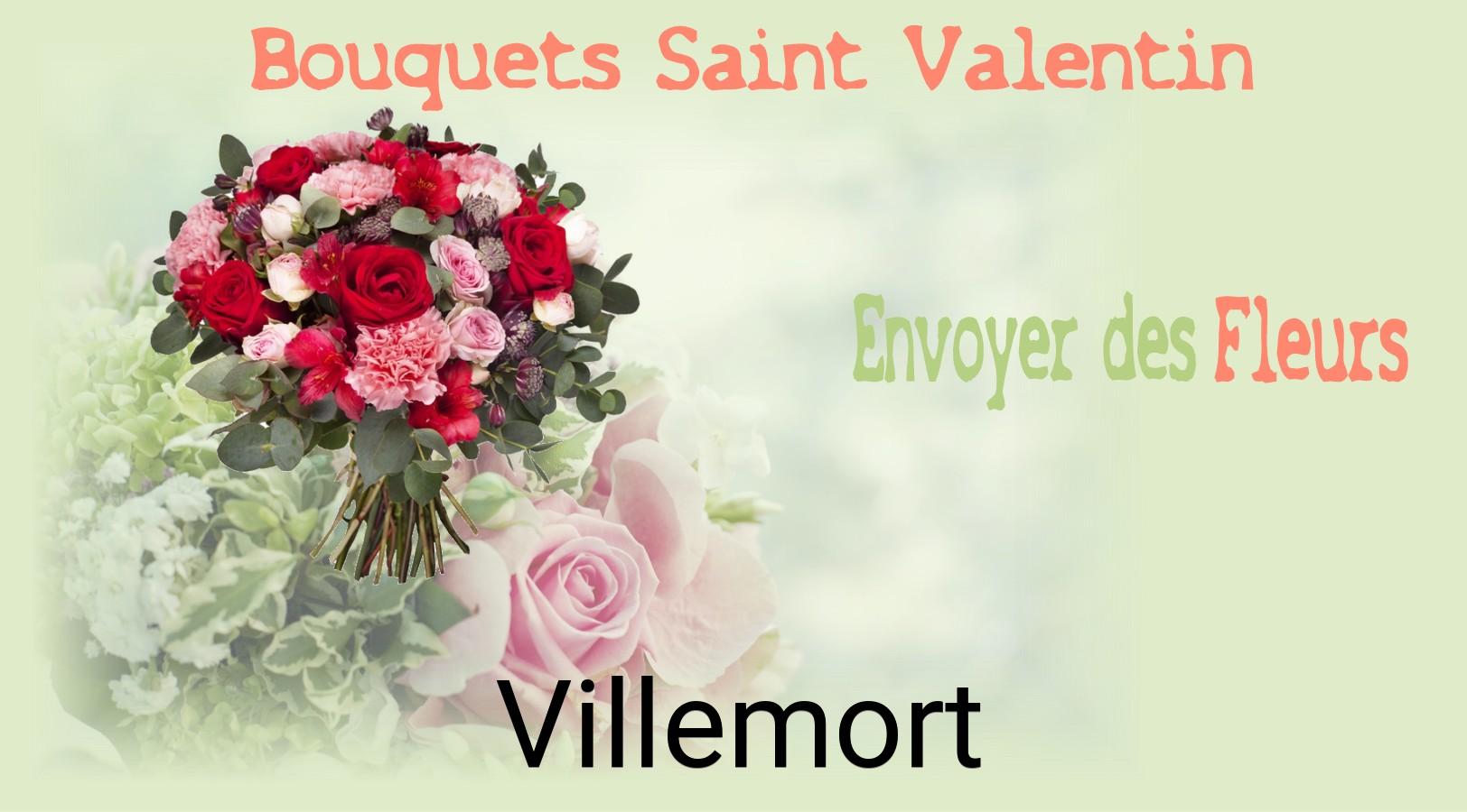 Roses de Saint-Valentin livrées à Villemort
